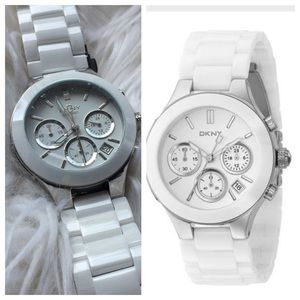 NWOT DKNY WHITE CERAMIC WATCH