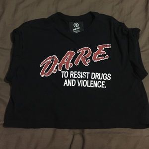 D.A.R.E crop top
