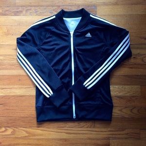 Black and White Adidas womens jacket.