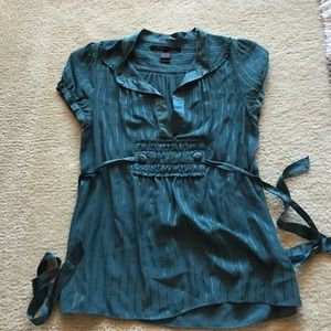 Marc Jacobs silk teal top