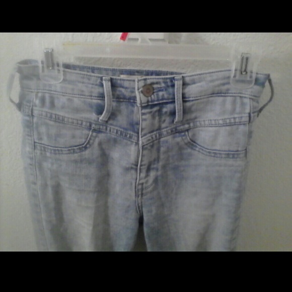 Hollister light blue denim skinny jeans