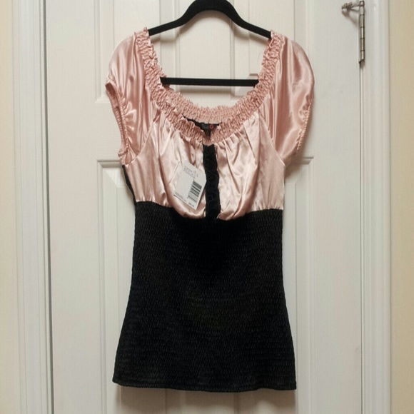 Pink and Black Shirt