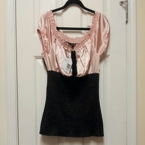 Pink and Black Shirt