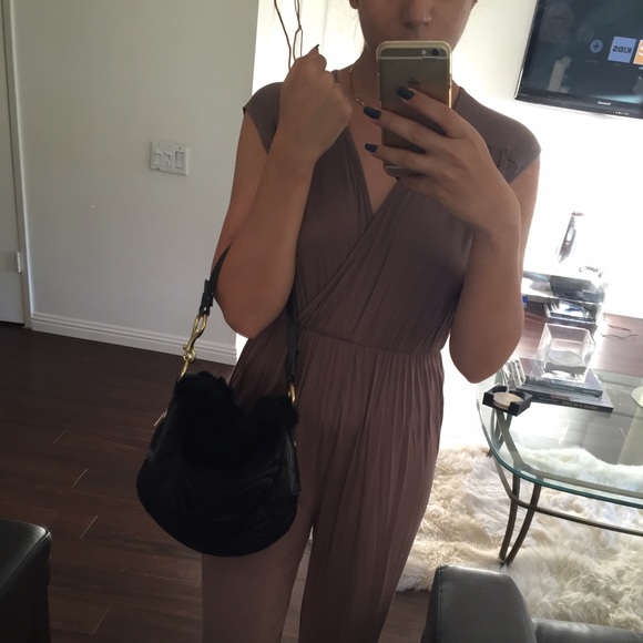 🔴SOLD. Coach Fur Black Purse - Picture 3 of 4