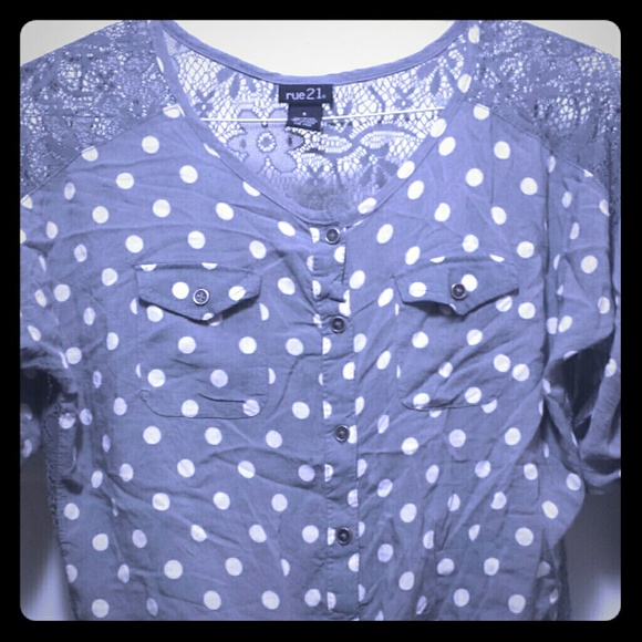 Polka dot shirt!
