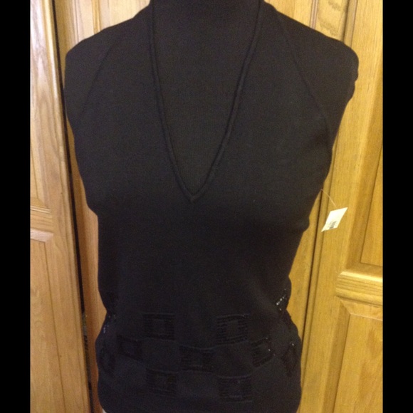N/L black halter top NWT - Picture 1 of 3