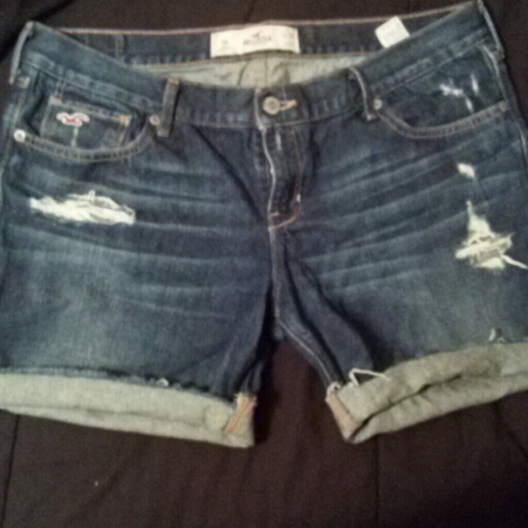 Distressed shorts