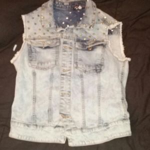 Cute studded vest