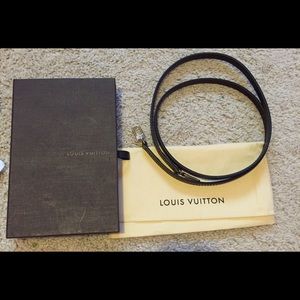 louis vuitton damier ebene strap