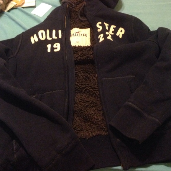 MENS fur hooded jacket