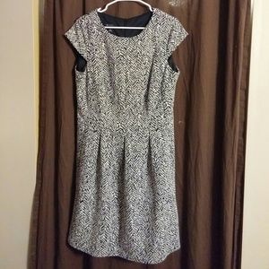 Skater style cap sleeve dress