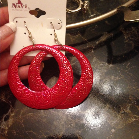 Metal 3 pair earrings