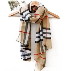 The "Brit" Plaid scarf