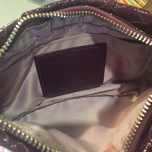 Coach Patent Leather Clutch in Purple - Picture 4 of 4