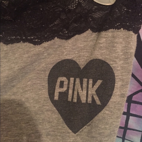 Victoria's Secret pink flared pj pants - Picture 2 of 3