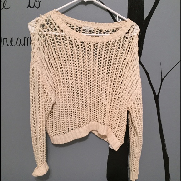 Cream knit sweat