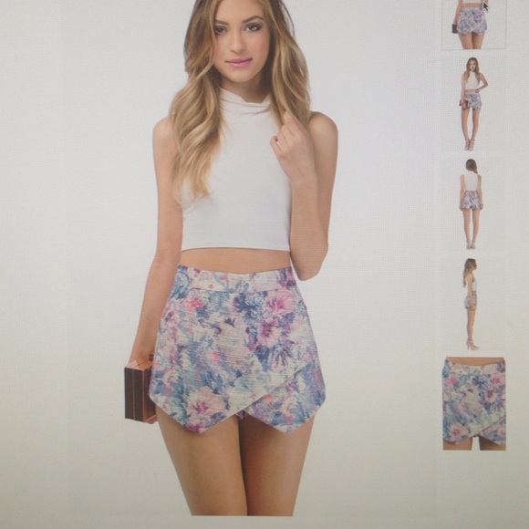 Floral Skort