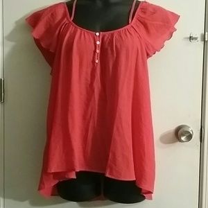 New coral top