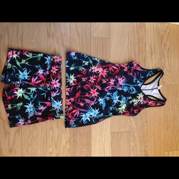 FILA workout clothes and 2 bonus tops