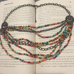 Colorful necklace, brand new.