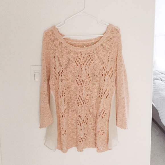 blush sweater