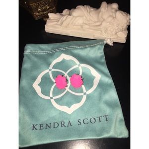 Pink Kendra Scott earring