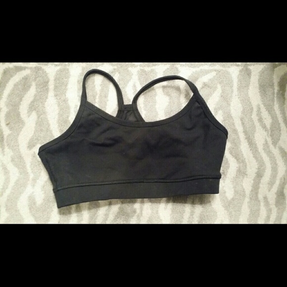 Lululemon work out bra black