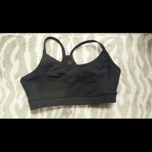 Lululemon work out bra black