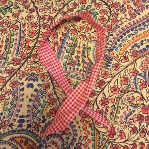 Bundle for Bronte - Red gingham bendy headscarf