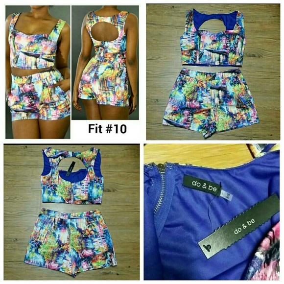 do & be shorts set