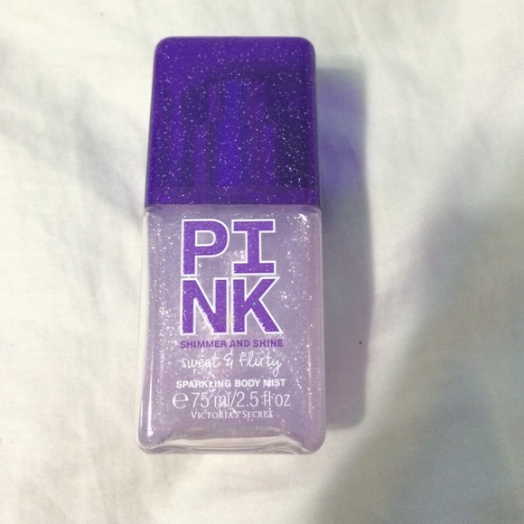 Pink mini sweet and flirty shimmer and shine mist