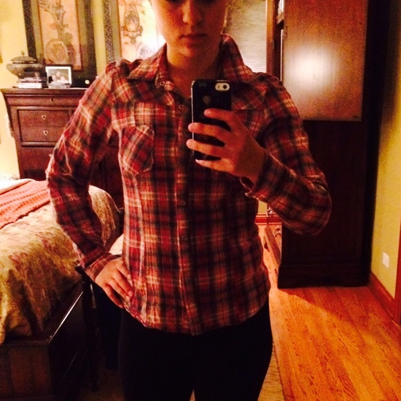 Plaid button up from Forever 21, small - Picture 3 of 4