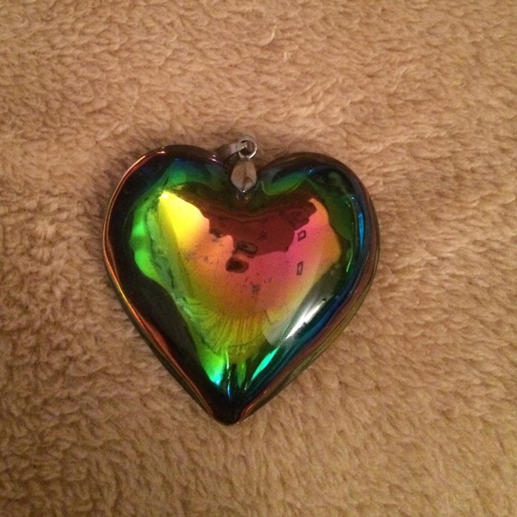 Rainbow Heart Pendant