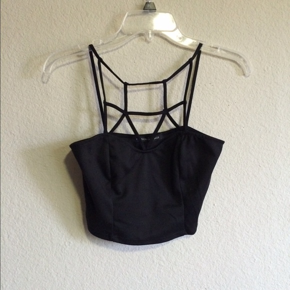Caged Strappy Crop Top