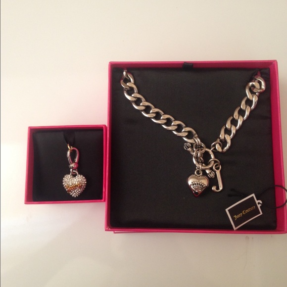 Juicy couture necklace and charm