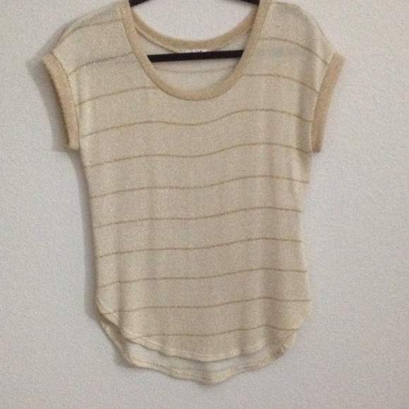Gold metallic TOP
