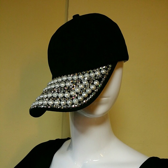 Stylish Rhinestone baseball cap hat
