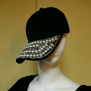 Stylish Rhinestone baseball cap hat