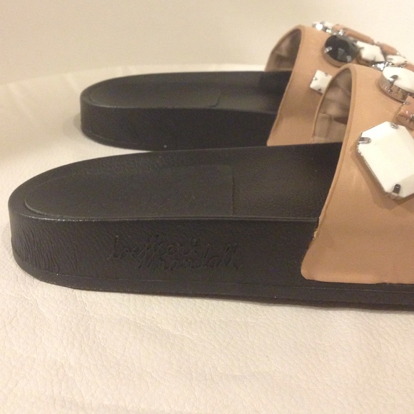 Loeffler Randall Cat Jeweled Slides - Picture 2 of 3