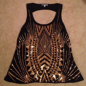 Sparkly tank top