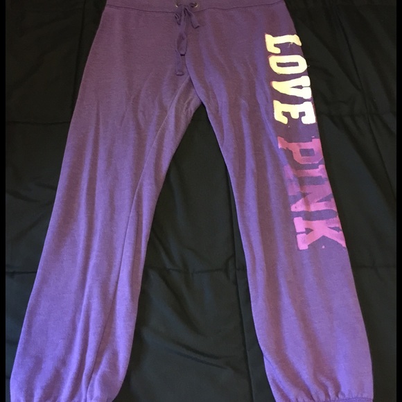 Victoria's Secret pink ankle length sweats small