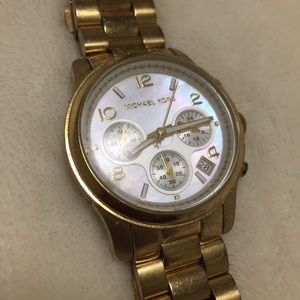 Michael Kors Gold Runway Watch