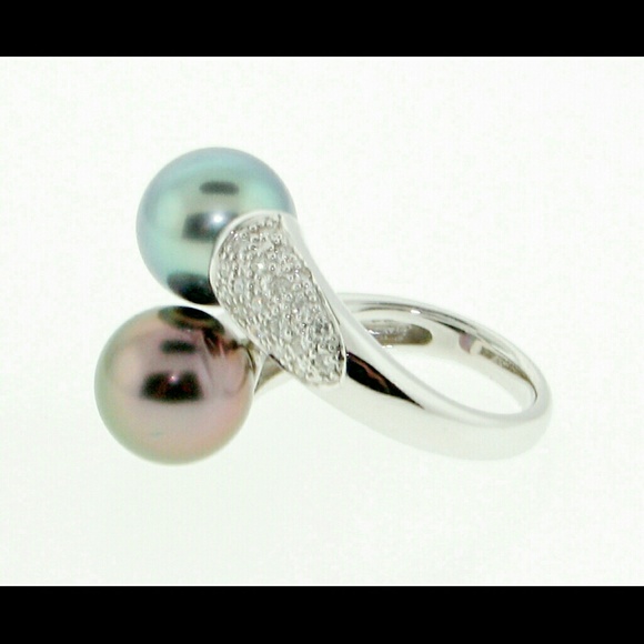 South sea pearl Diamond ring - stunning wholesale