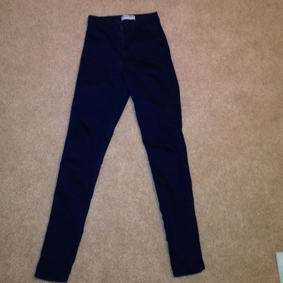 America. apparel high rise skinny jeans size small