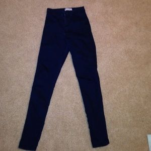 America. apparel high rise skinny jeans size small