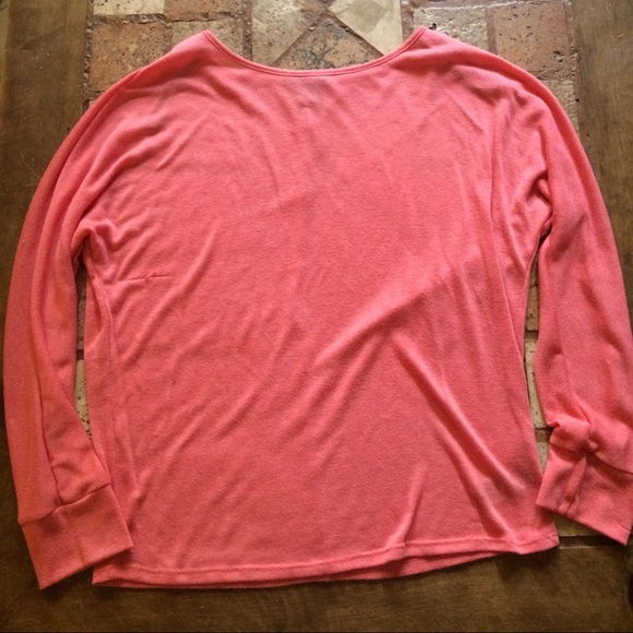 pink/coral cotton long sleeve - Picture 1 of 2