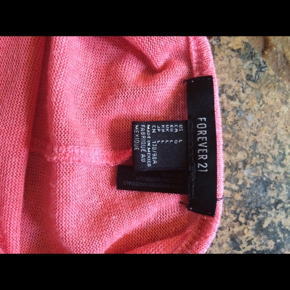 pink/coral cotton long sleeve - Picture 2 of 2