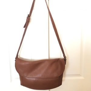Elk Cognac Messenger Bag
