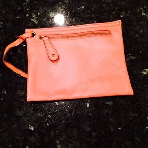 Free people vegan leather wristlet