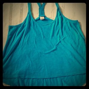 **SOLD** Flowy Blue Tank Top